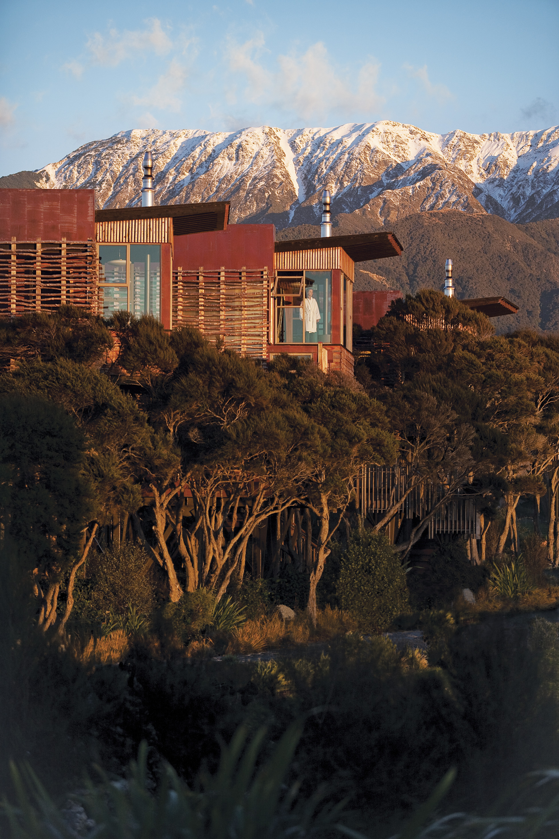 Resort Escapes Worth the Splurge | Hapuku Lodge Tree Houses Kaikoura New Zealand | Most Exotic Vacation Destinations