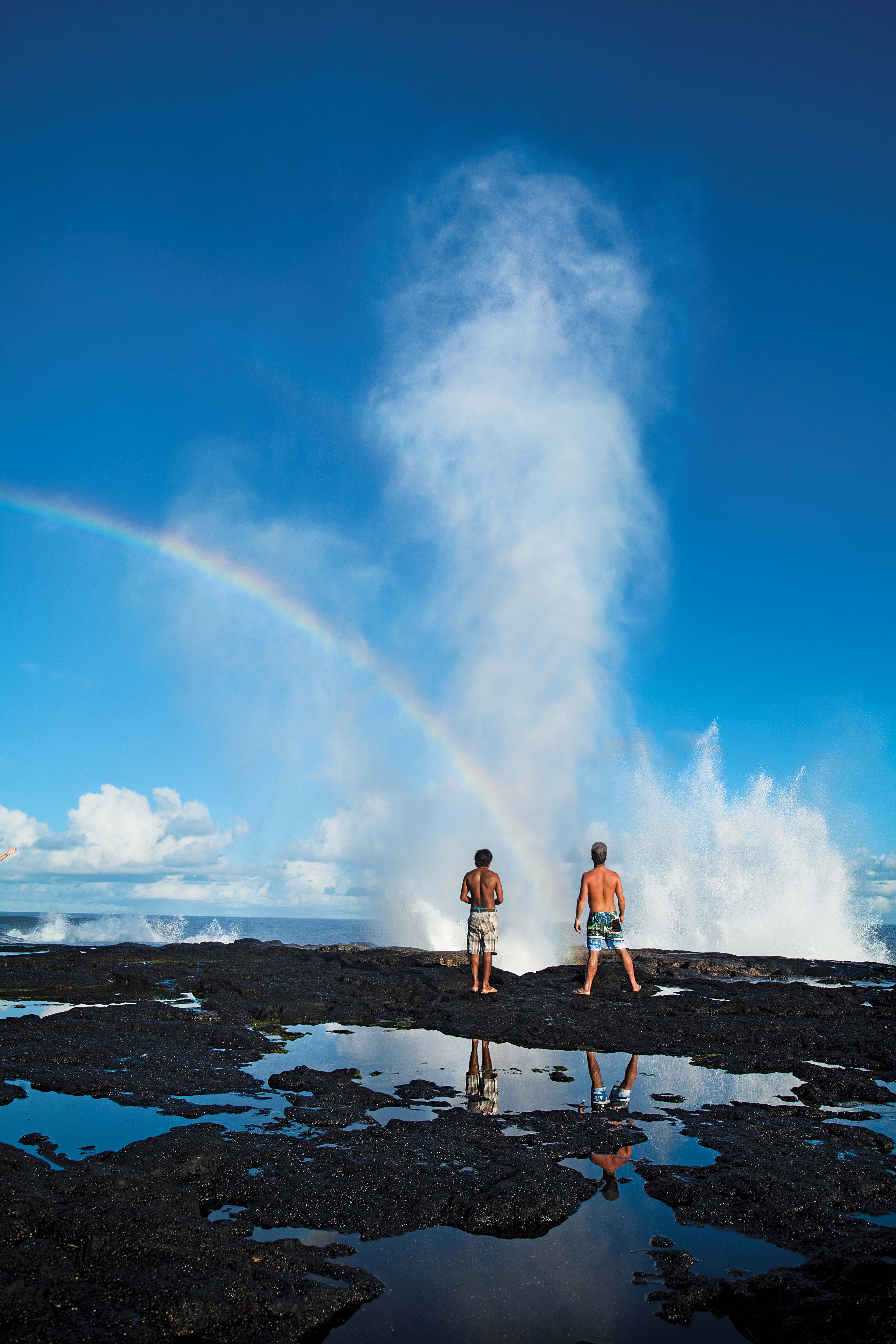 Alofaaga Blowholes in Samoa