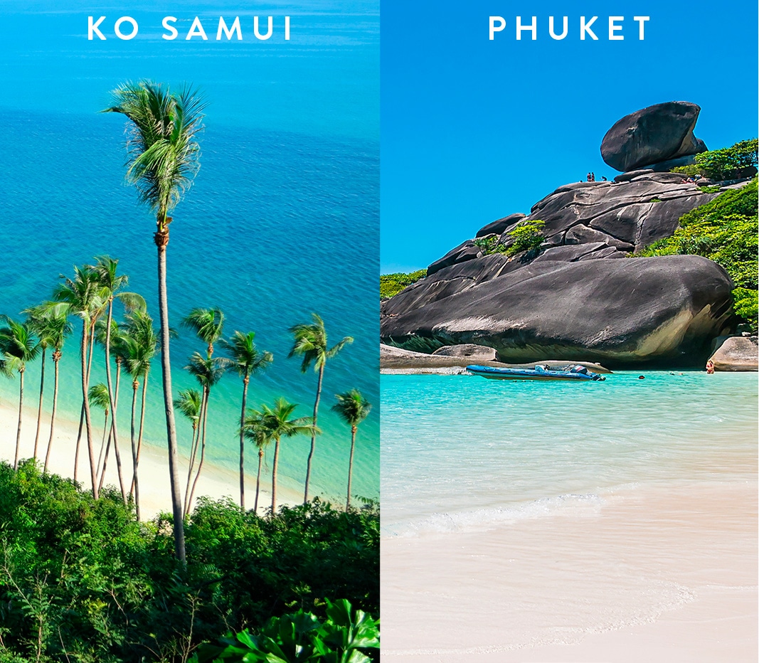Ko Samui vs. Phuket