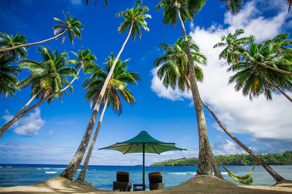 Namale Private Beach in Fiji.