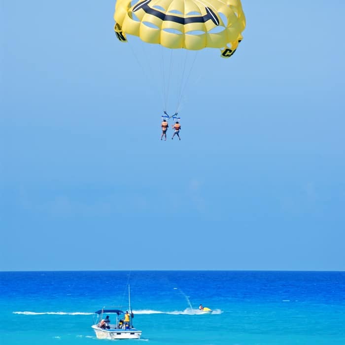 Parasailing in Jamaica