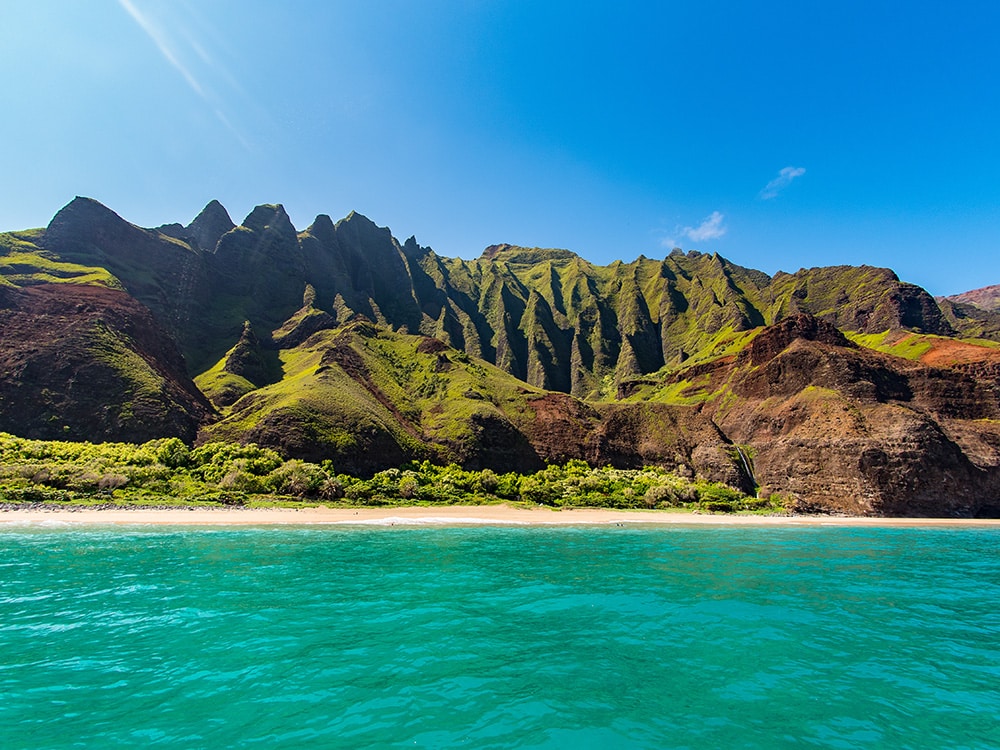 Jurassic Park Fliming Locations: Na Pali Coast, Kauai