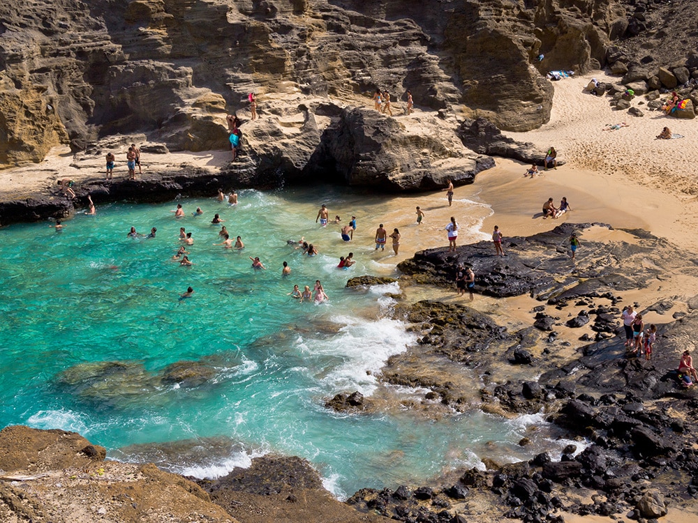 Jurassic Park Fliming Locations: Halona Beach, Oahu