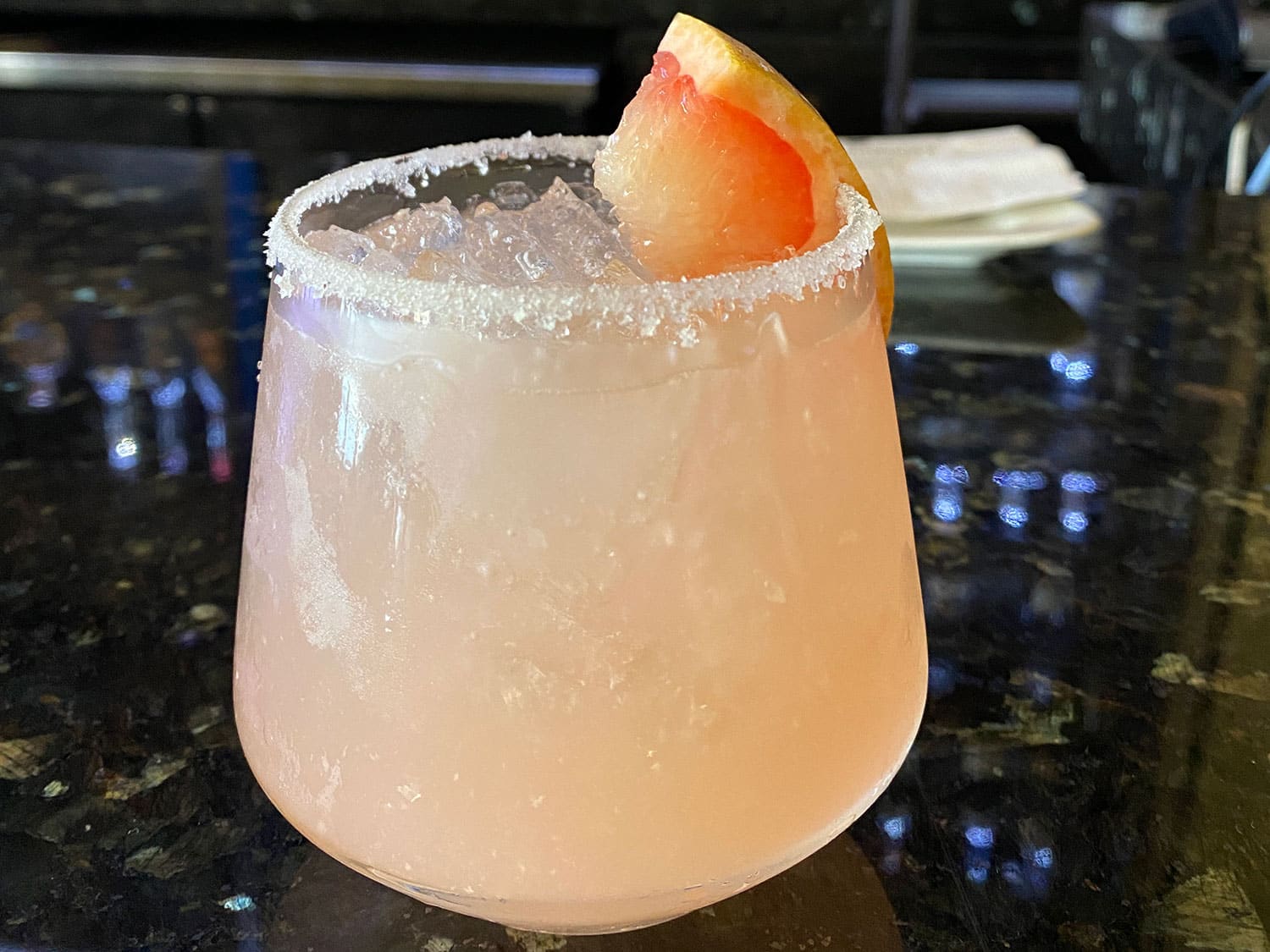 A grapefruit margarita.