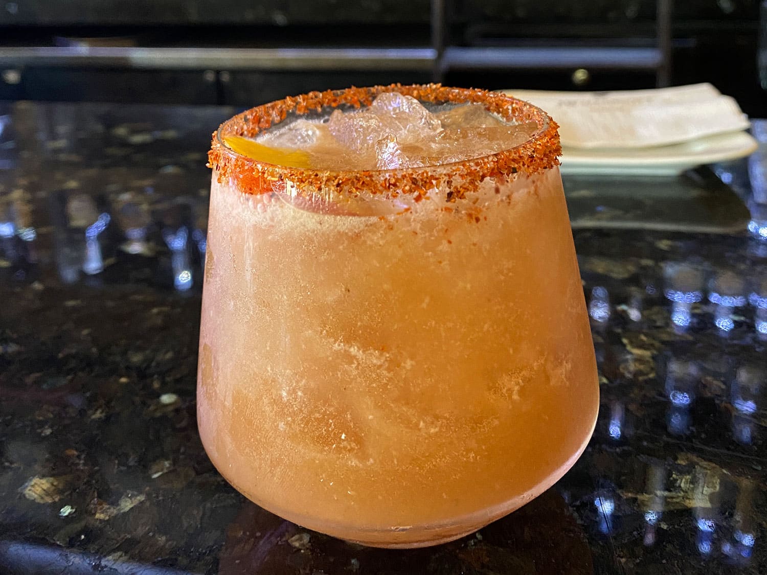 A tamarind margarita.