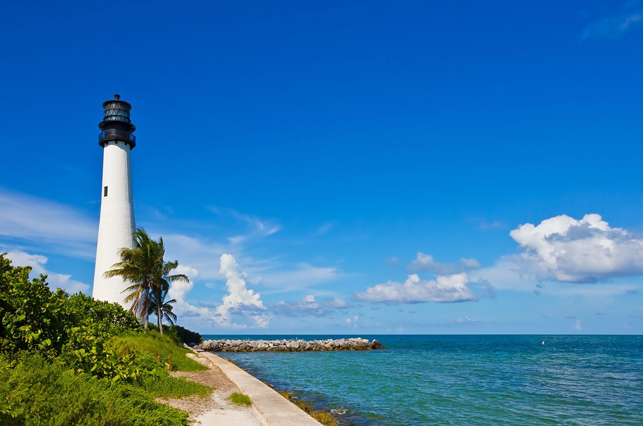 Key Biscayne Florida: Cape Florida Lighthouse