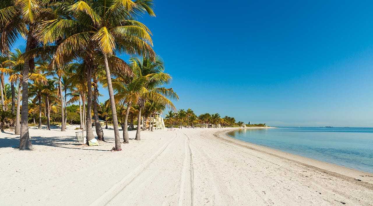 Key Biscayne Florida: Crandon Park Beach