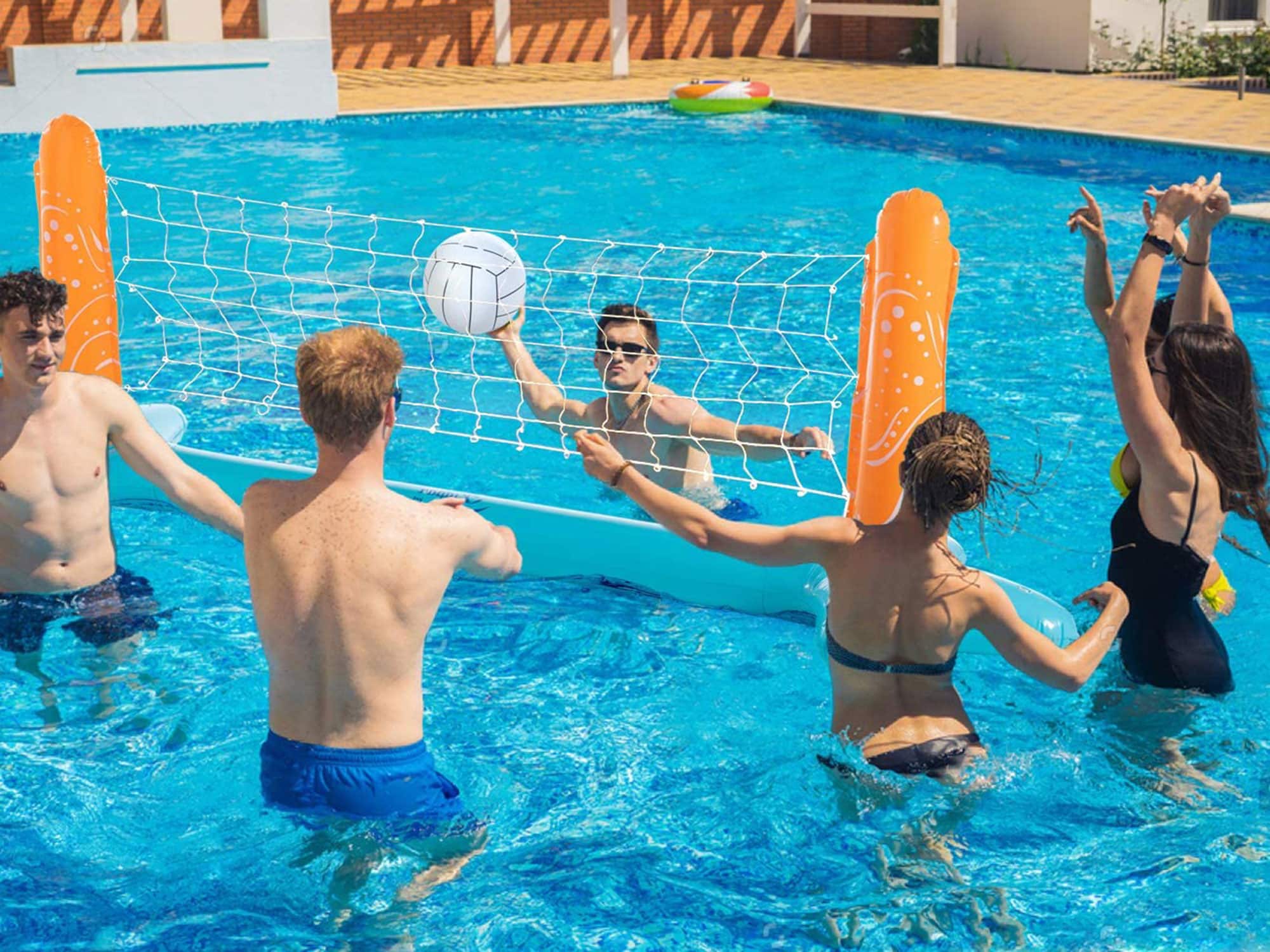 Pool volleyball