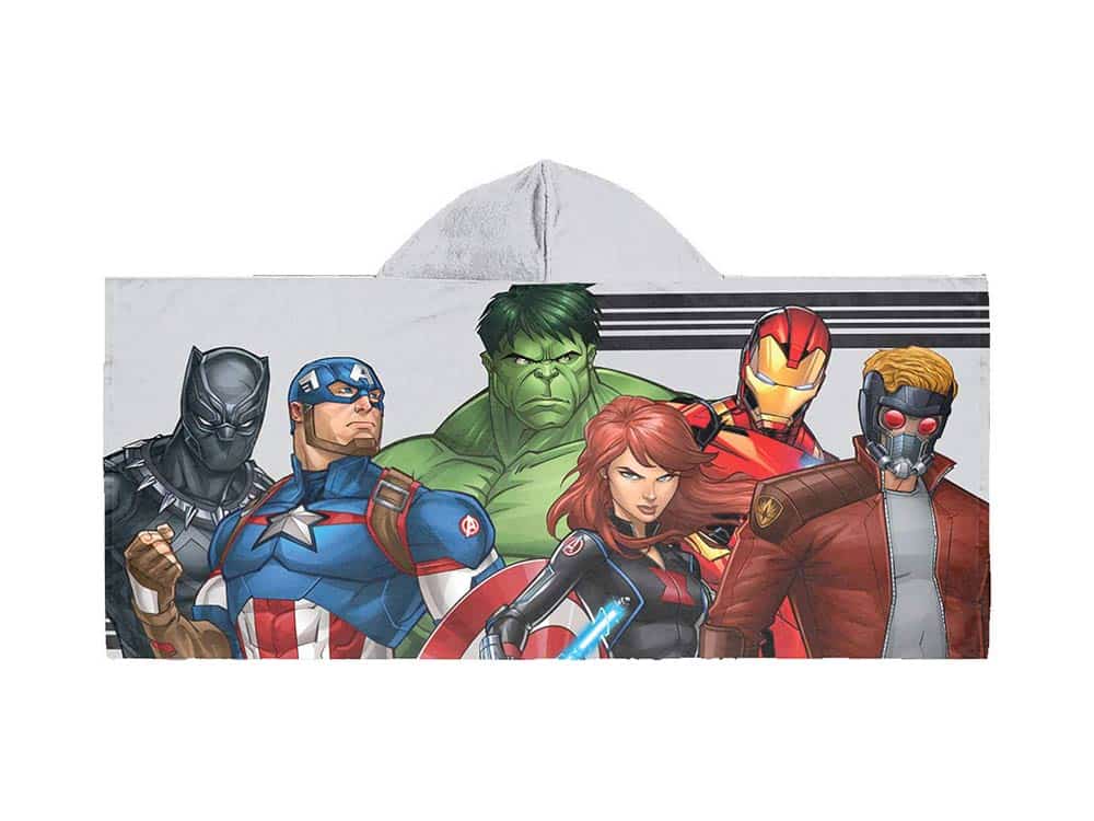 Marvel Avengers Super Soft & Absorbent Kids Hooded Bath/Pool/Beach Towel