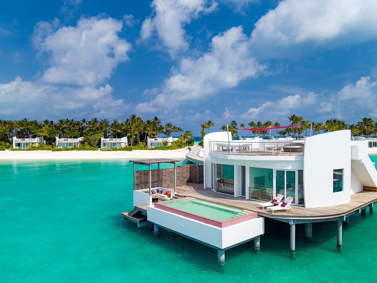 A private villa makes relaxing easy