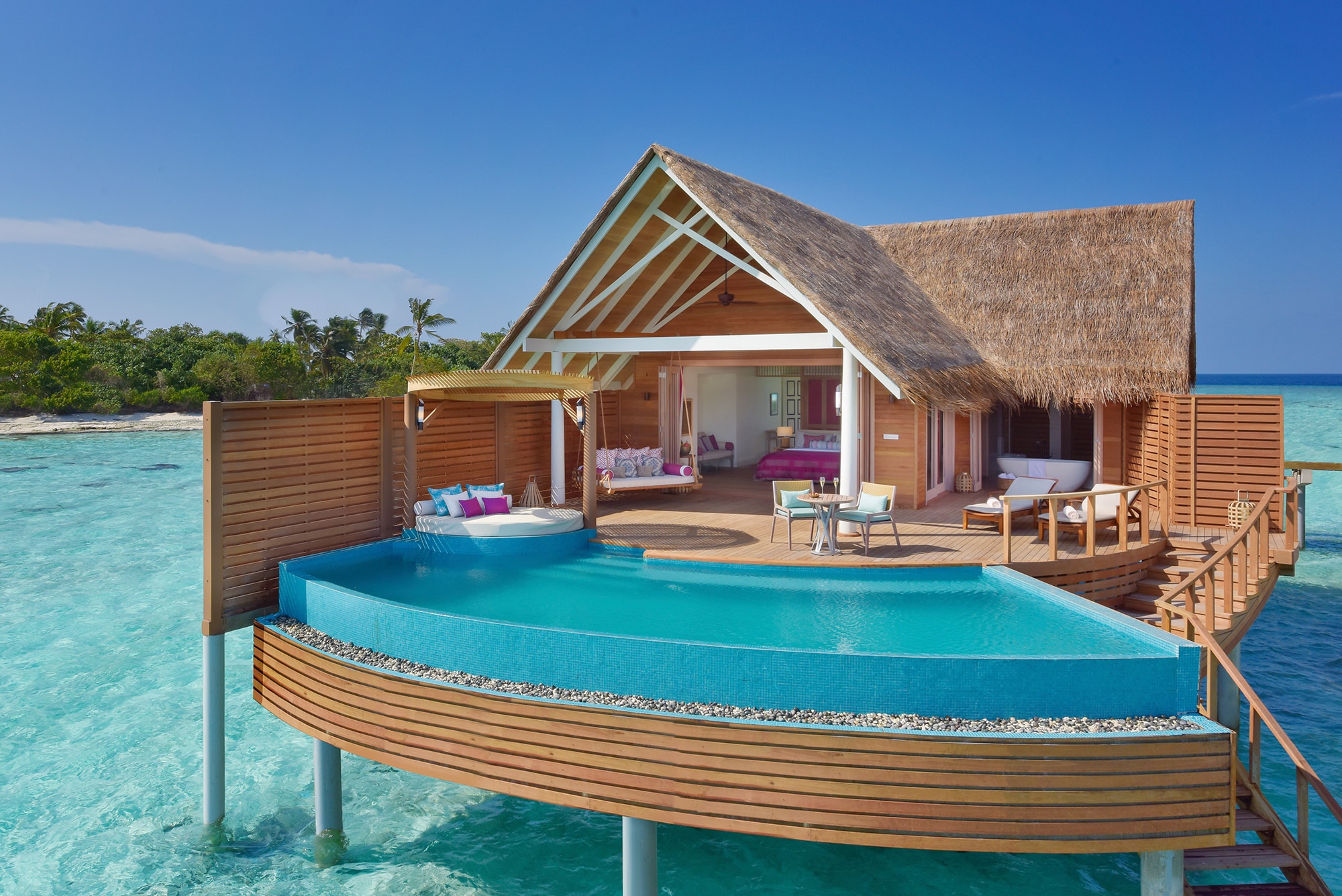 Maldives Resorts: Overwater Bungalows at Milaidhoo Island