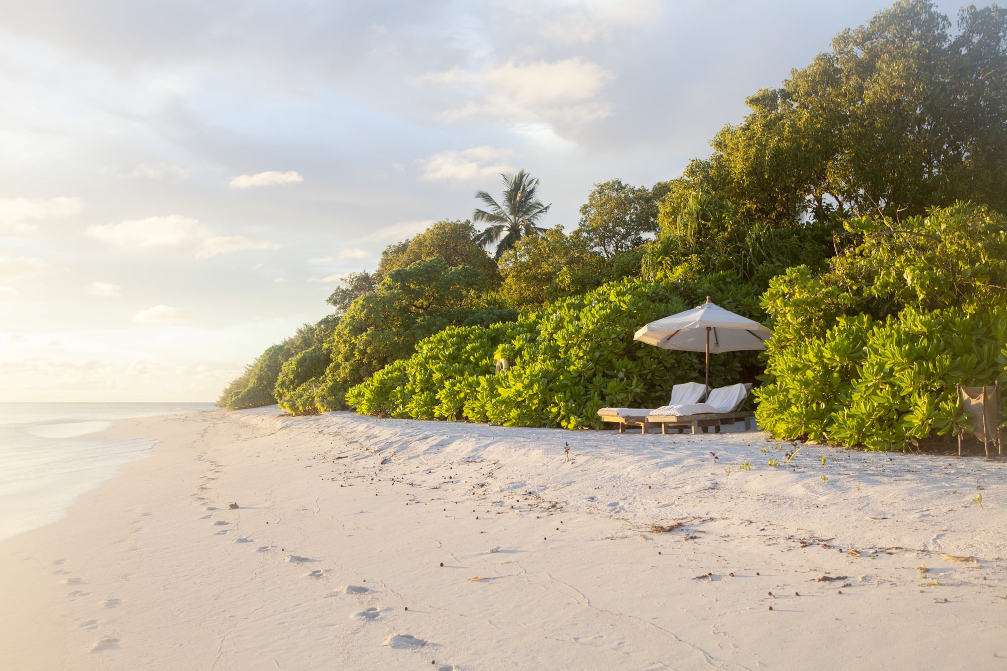 Maldives Islands: Soneva Fushi Hotel's Beach