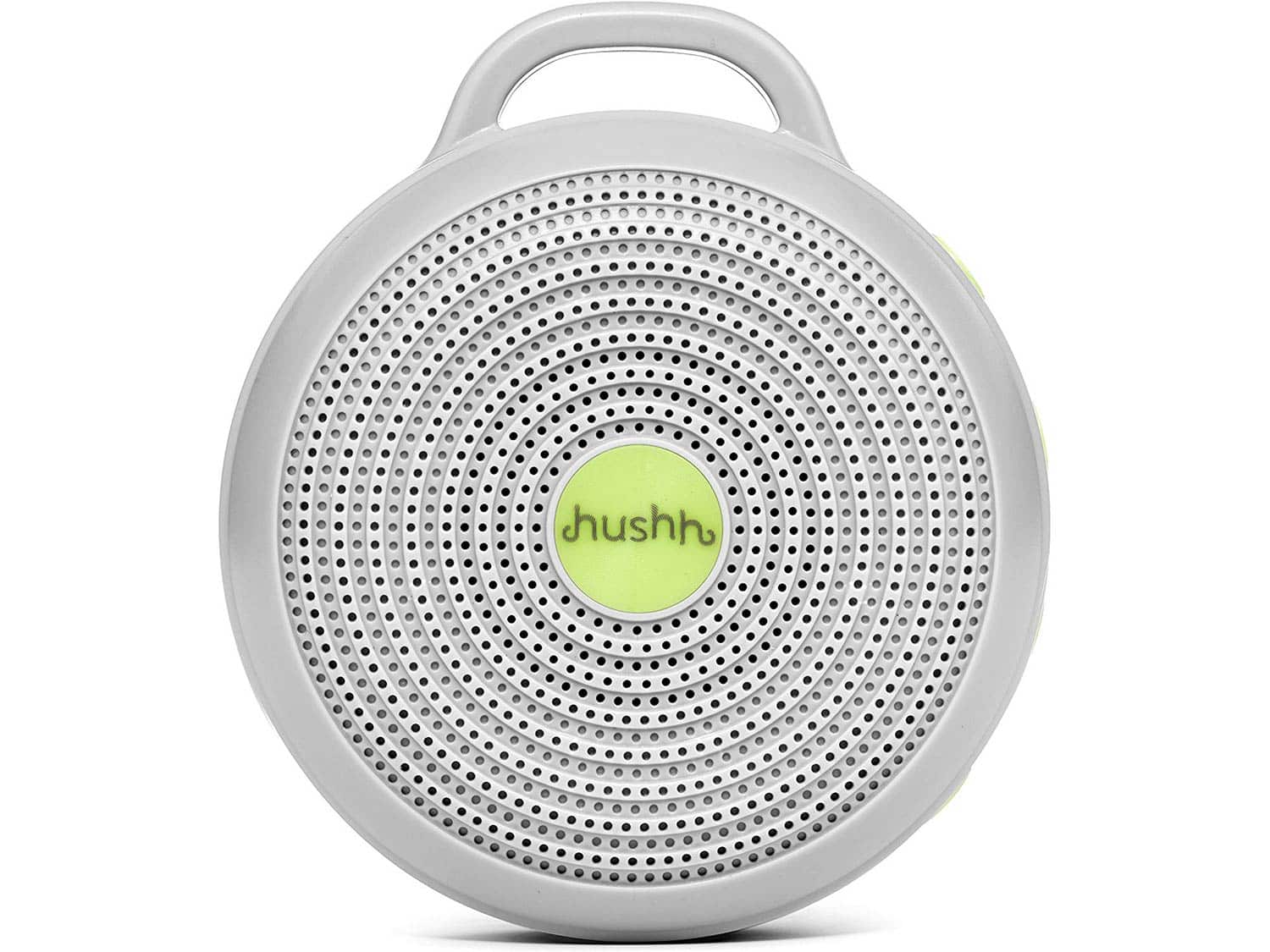 Marpac Hushh Portable White Noise Machine for Baby | 3 Soothing, Natural Sounds with Volume Control Baby-Safe Clip & Child Lock, Gray, 3.7 ounces