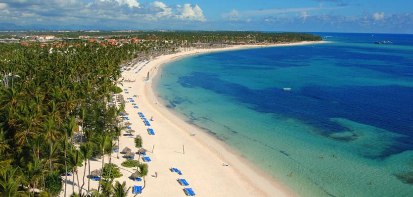 Melia Caribe Tropical Punta Cana Dominican Republic resort aerial