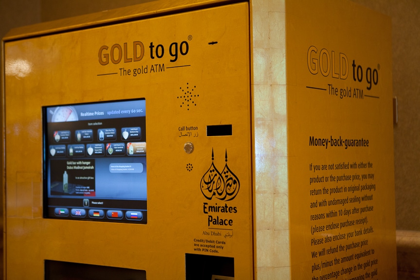 Abu Dhabi Travel | Emirates Palace | Sheikh | Luxury Hotels | Gold ATM