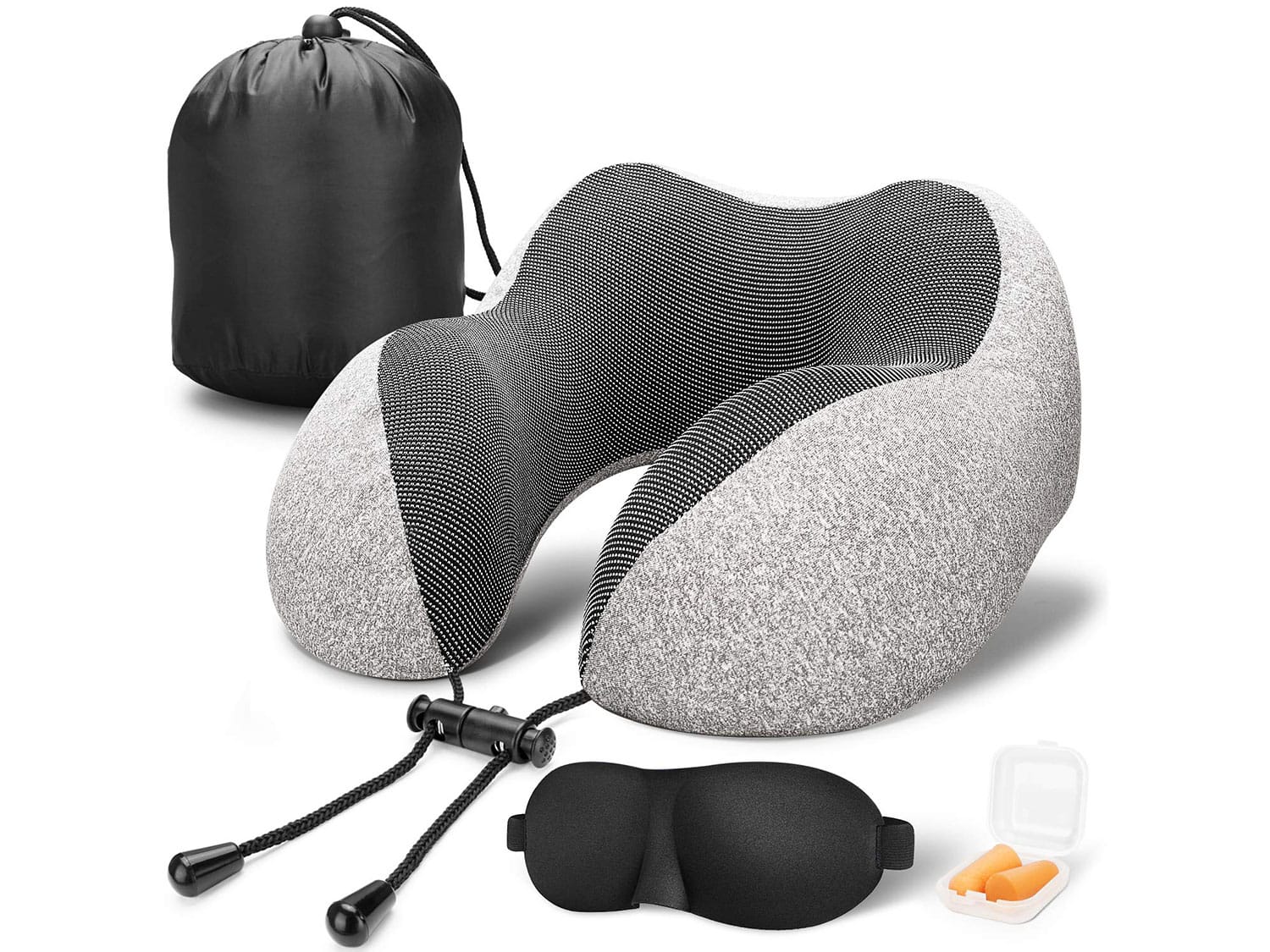 Memory Foam Travel Neck Pillow