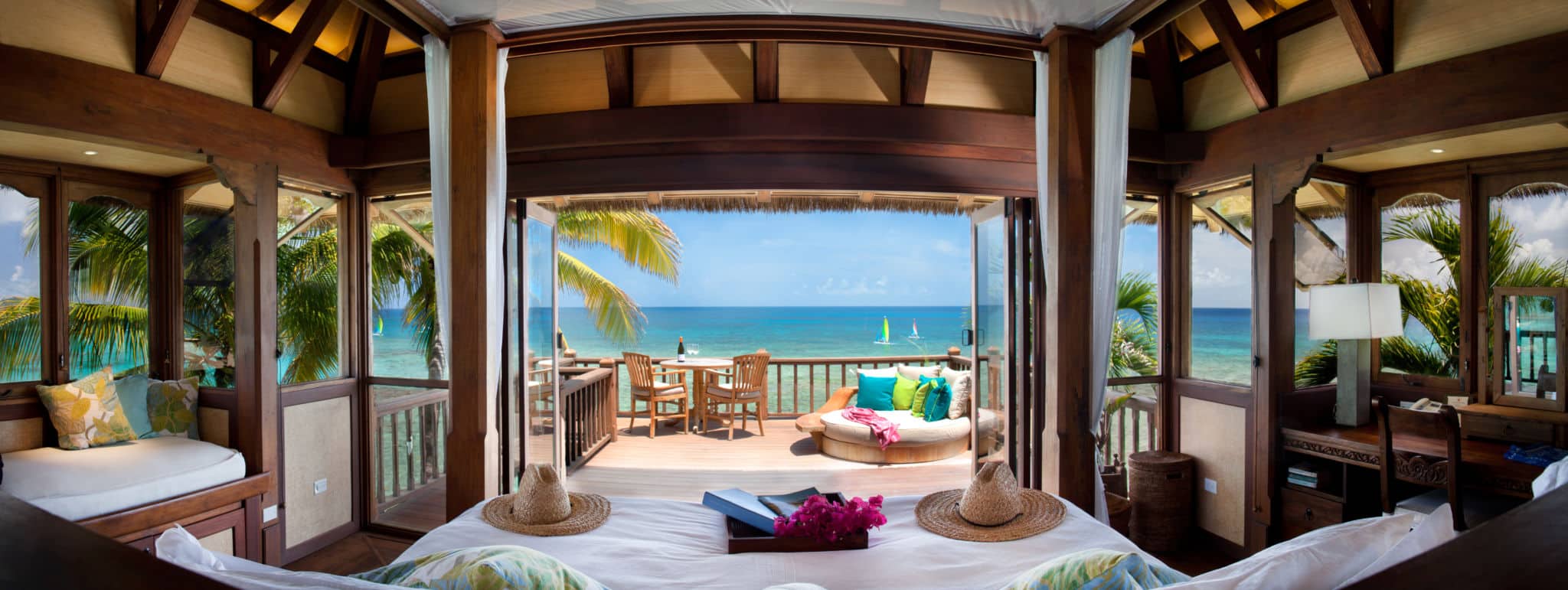 Richard Branson's Private Island: Necker Island View