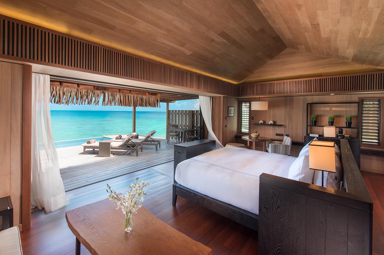 Overwater Bungalows | Conrad Bora Bora Nui: King Pool Overwater Villa