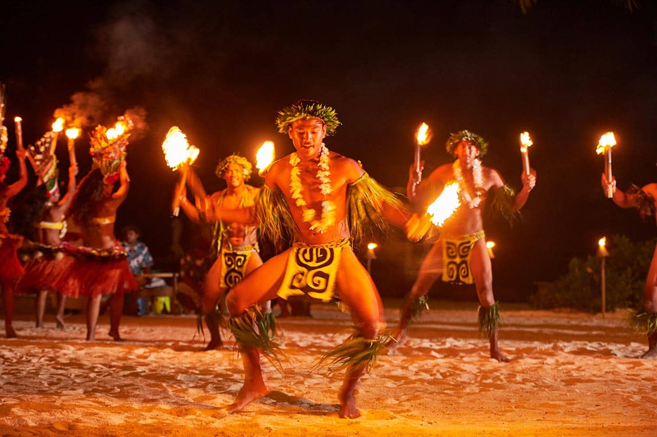 Overwater Bungalows | Conrad Bora Bora Nui: Polynesian Dinner Show