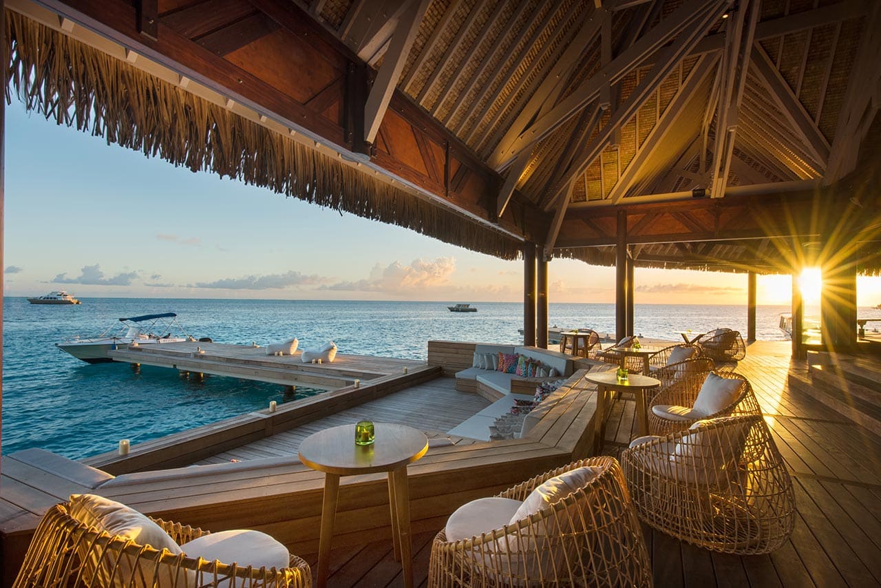 Overwater bungalows in Tahiti: Conrad Bora Bora Nui