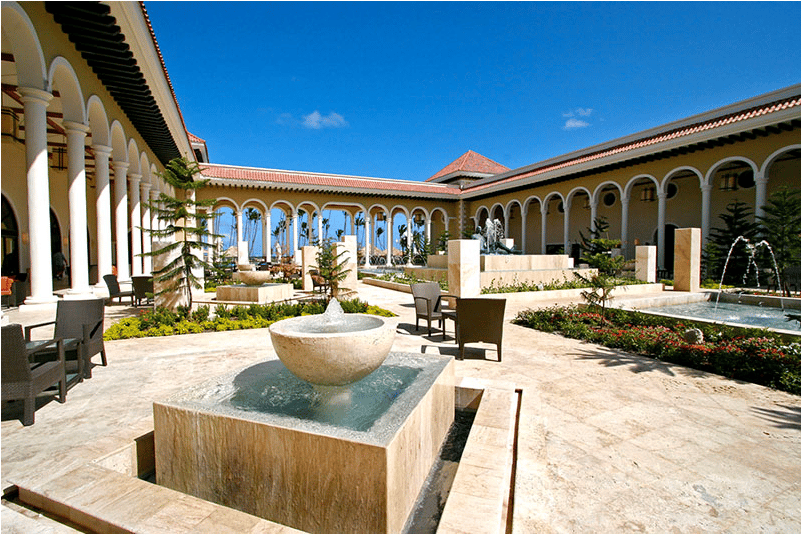 Paradisus Palma Real Punta Cana all-inclusive Dominican Republic patio