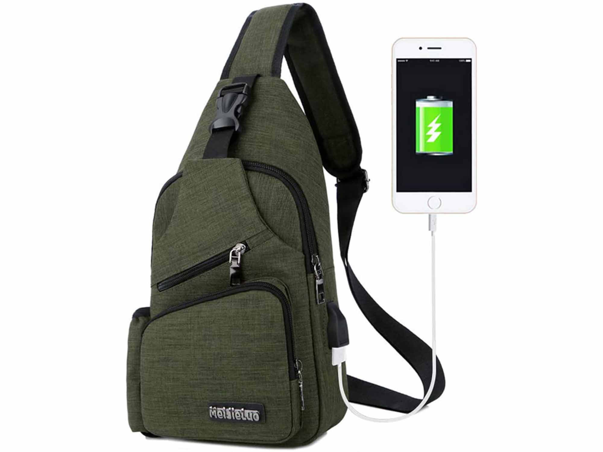Bag with charger