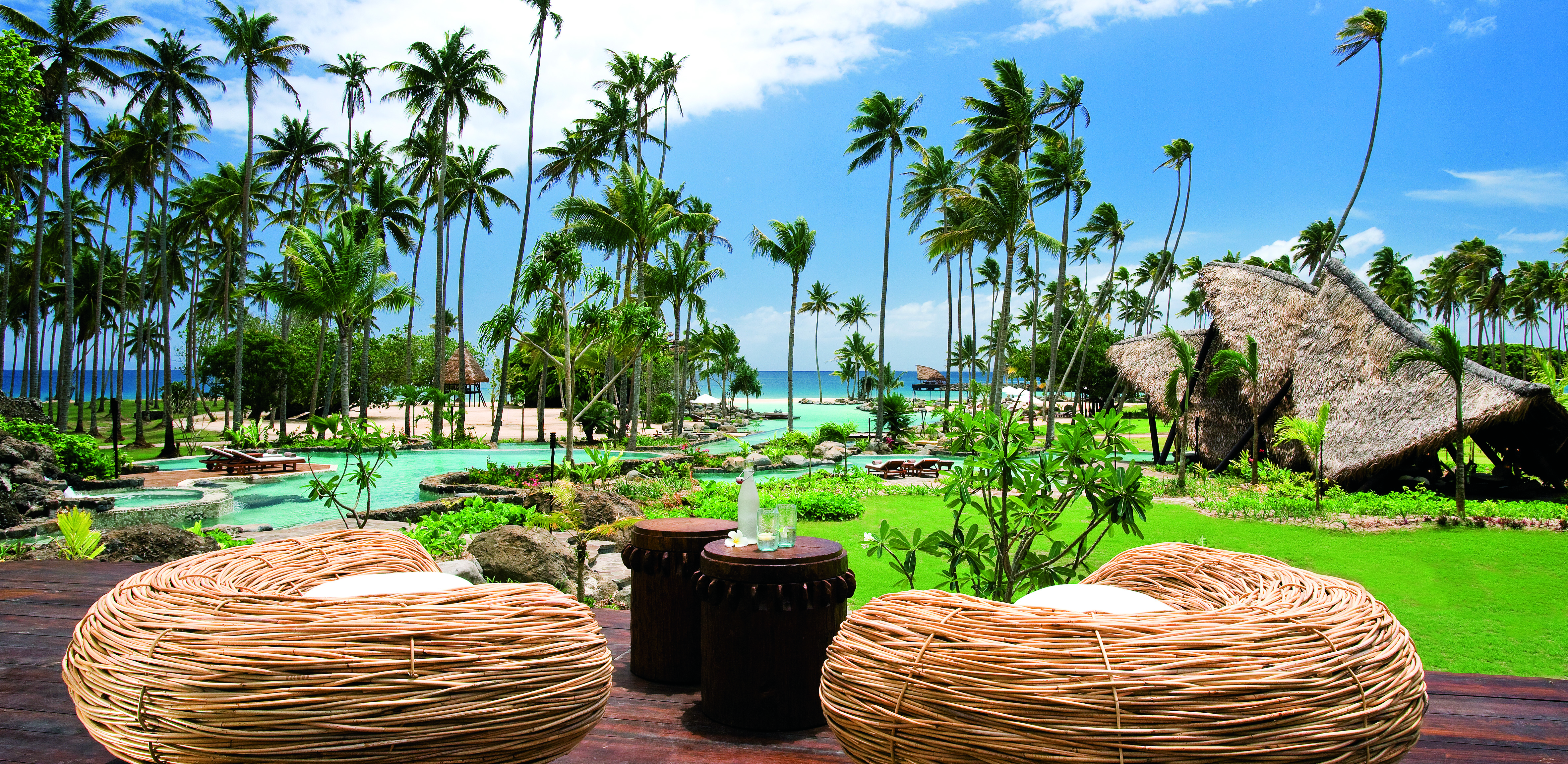 Laucala Island Resort Fiji Pool View
