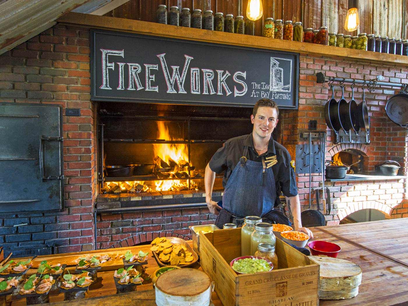 Cheft at the FireWorks Feast at the Inn at Bay Fortune near St. Peters is good enough to be the centerpiece of any Prince Edward Island vacation