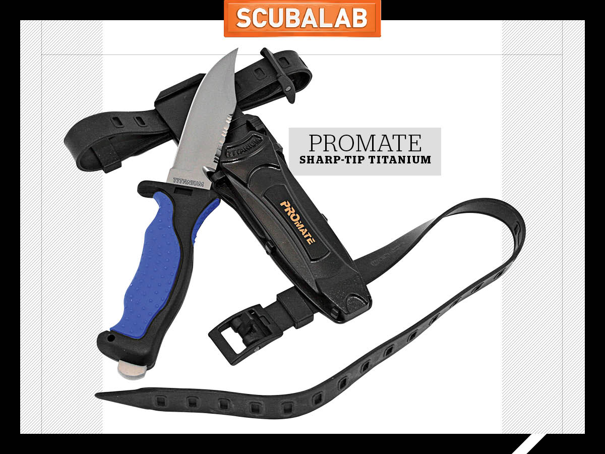 Promate Sharp-Tip Titanium Diving Knife