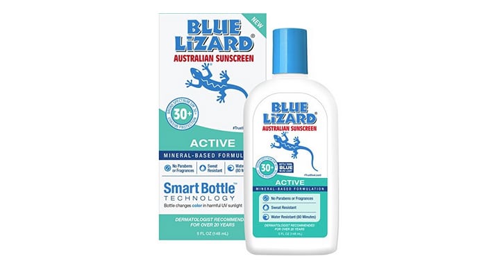 Reef Safe Sunscreen: Blue Lizard Australian Sunscreen Active SPF 30+