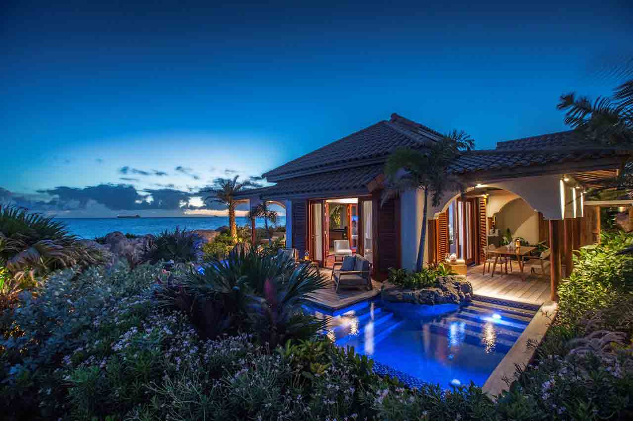 Romantic Hotels and Resorts in the Caribbean: Baoase Luxury Resort