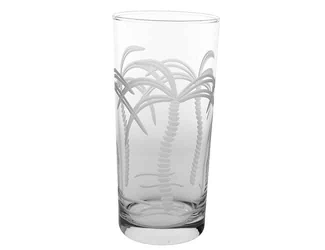 Rum Cocktail | Frozen Drink | Palm Tree Cooler Glass