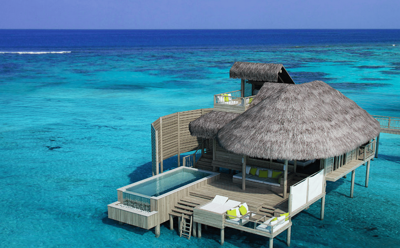 Best hotel pools: Six Senses Laamu