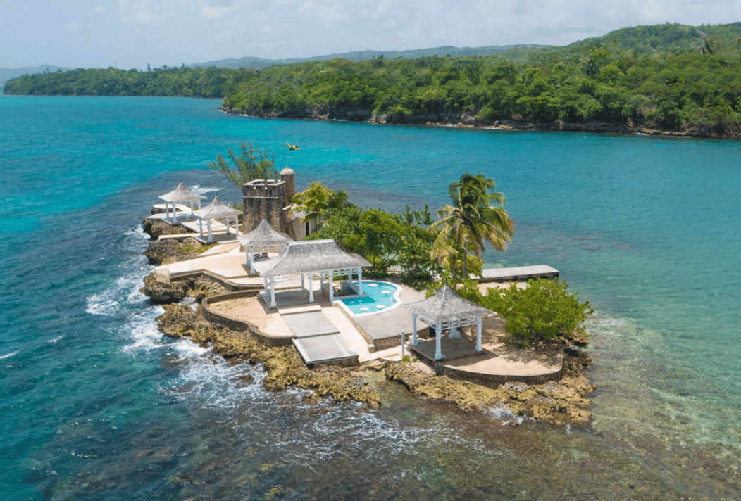 Overhead view of Couples Tower Isle, Jamaica