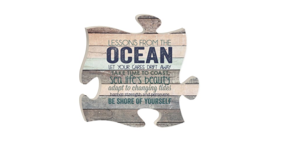 Lessons from the Ocean Wall Plaque