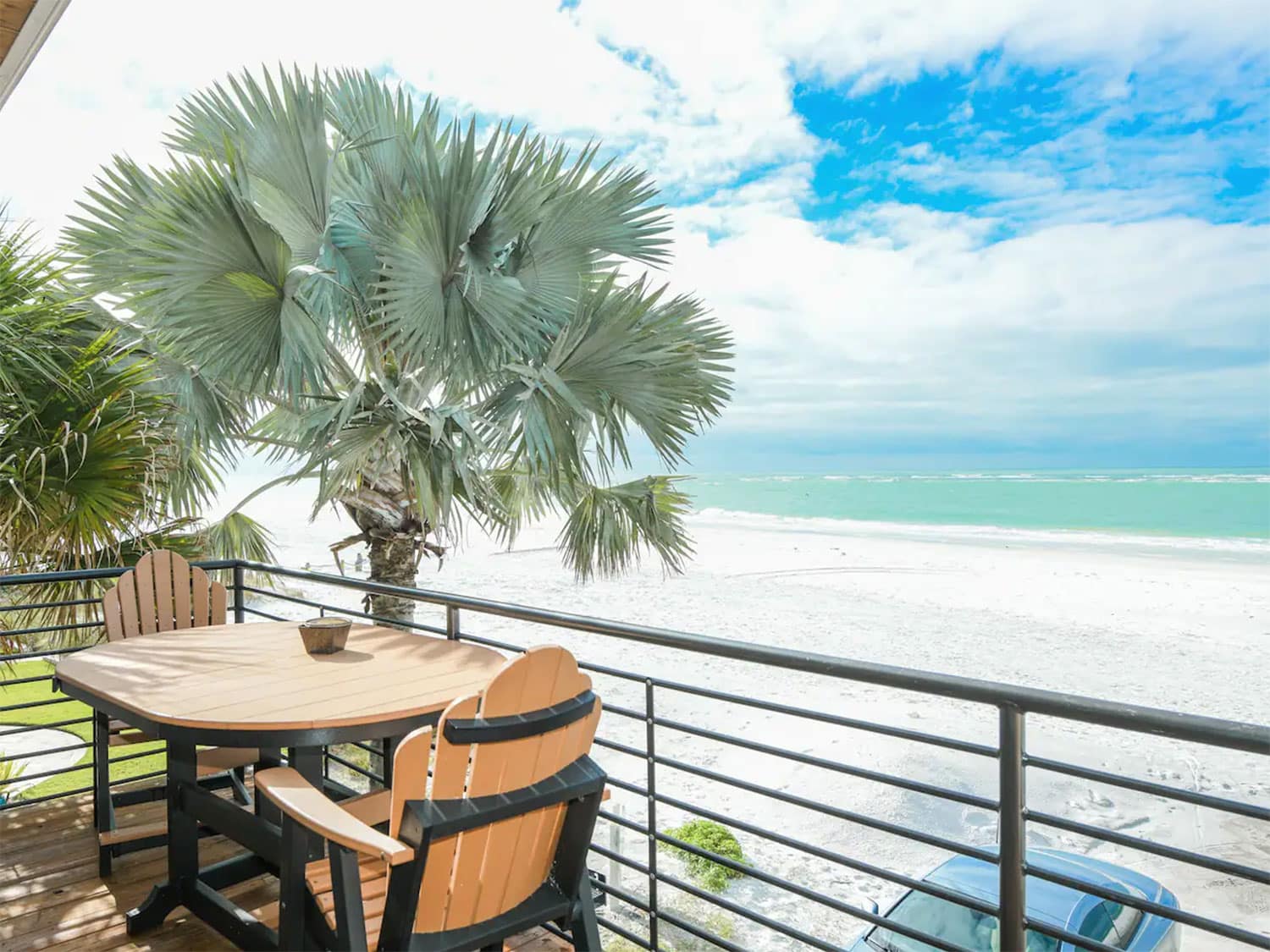 A beach side Airbnb home.