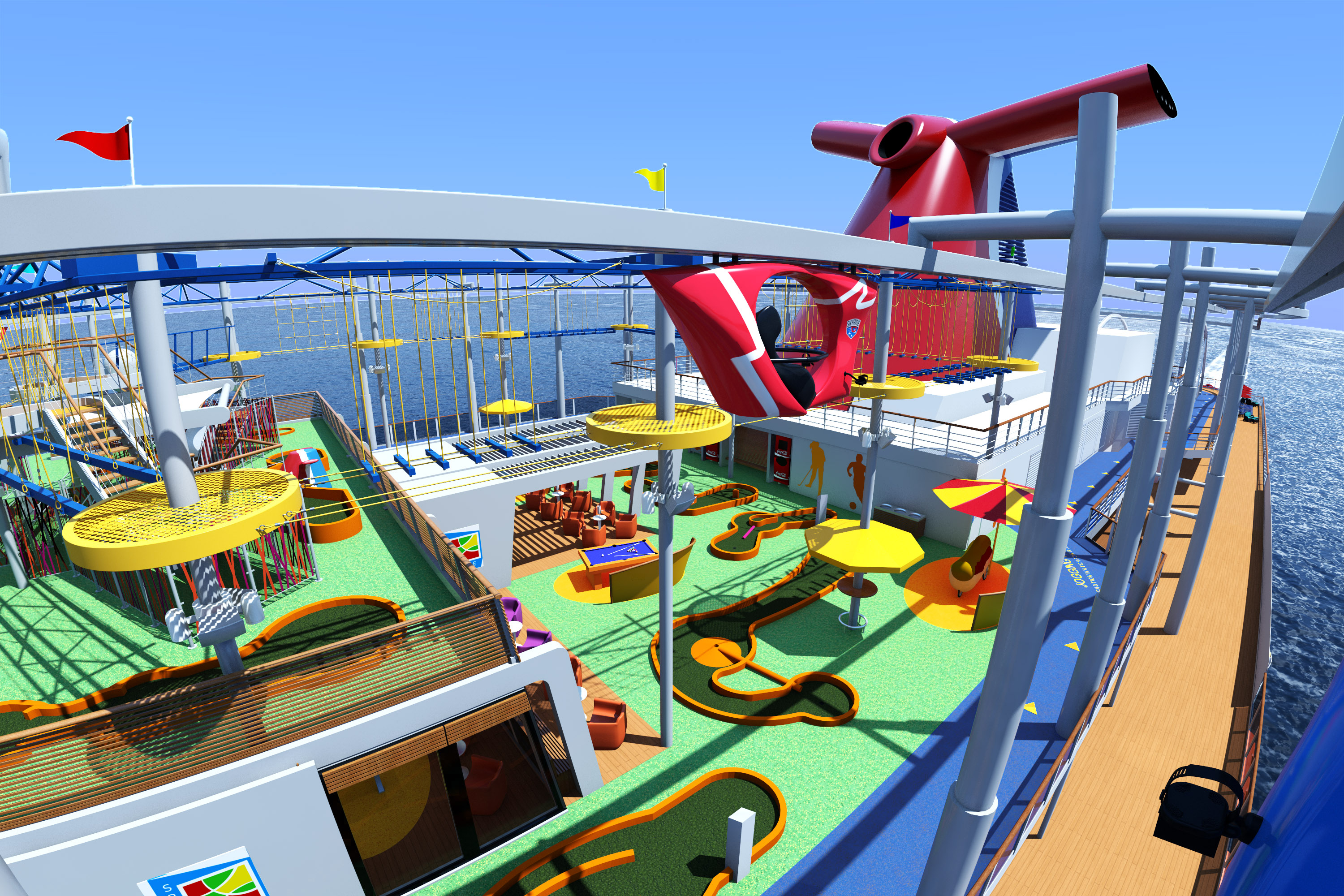 10 Cool Features on the New Carnival Vista | Best Caribbean Cruise Ship | Carnival Cruise Vacation | Skyride