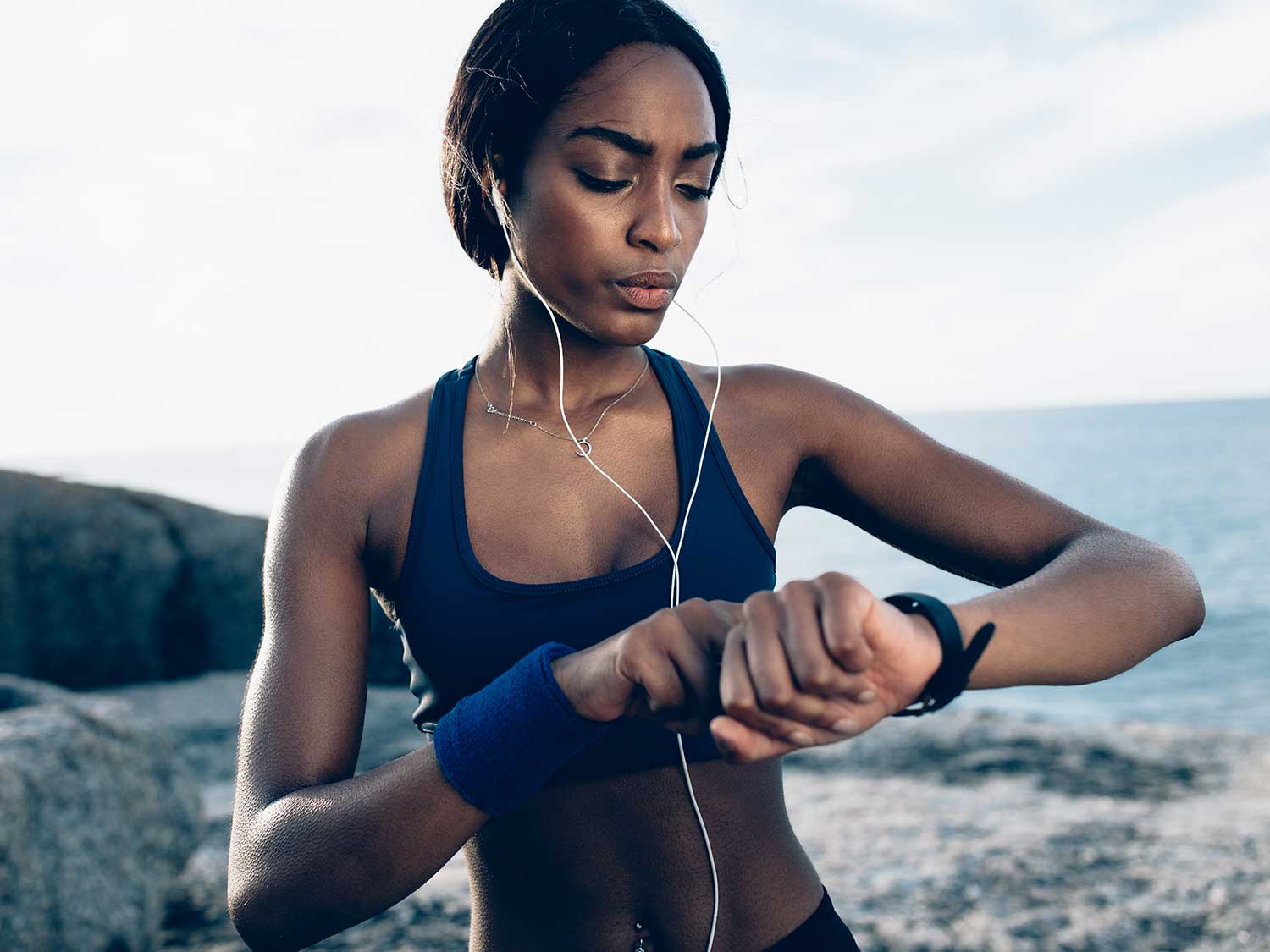 Exercise on the beach