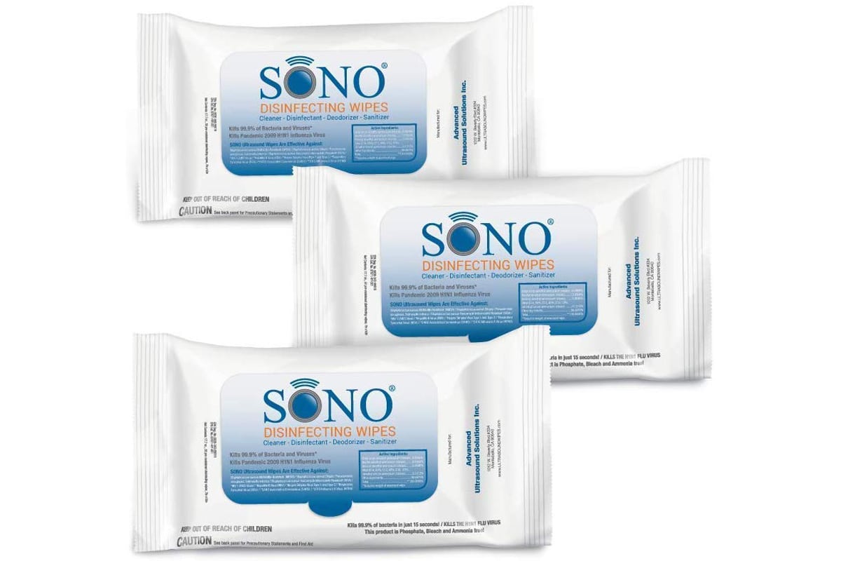 Sono Travel Safe Medical Grade Disinfecting Wipes