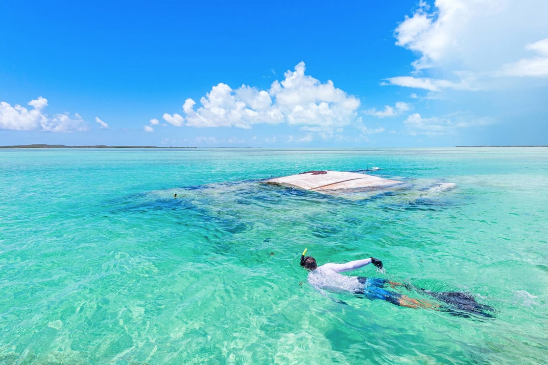 South Caicos: Snorkeling in Bell Sound