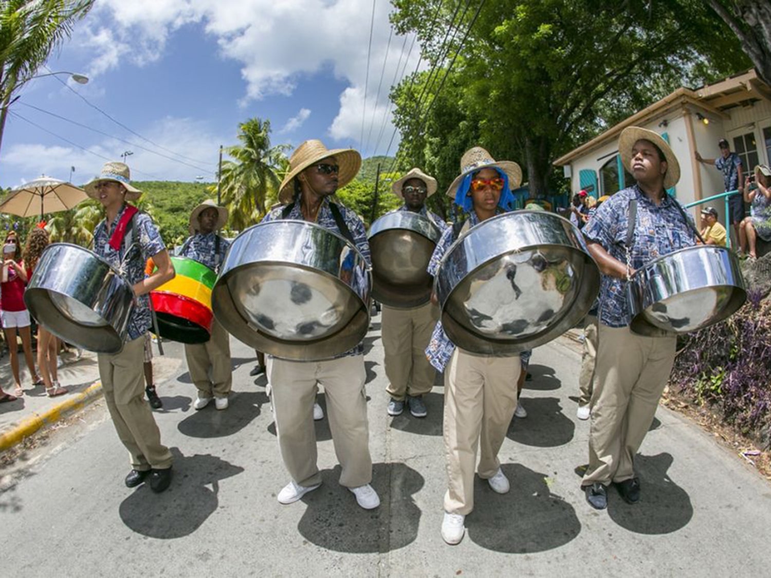 Steel kettle drummers