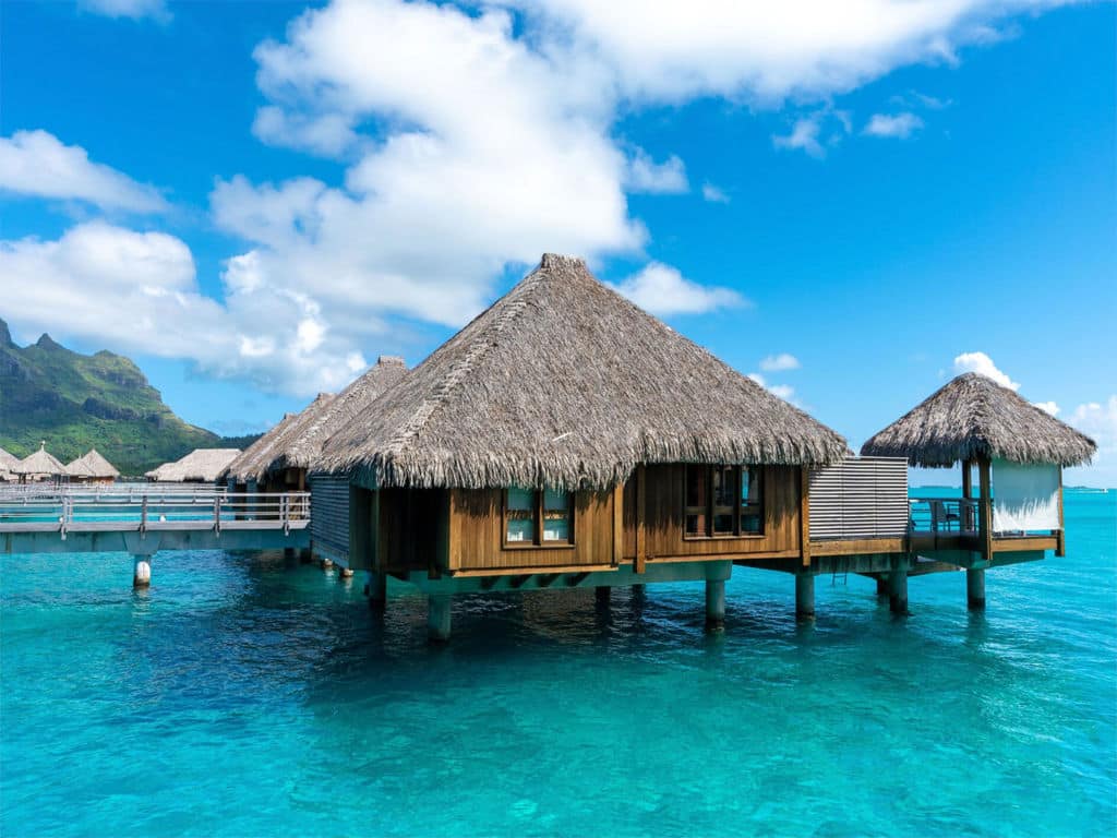 St. Regis Bora Bora overwater bungalows.