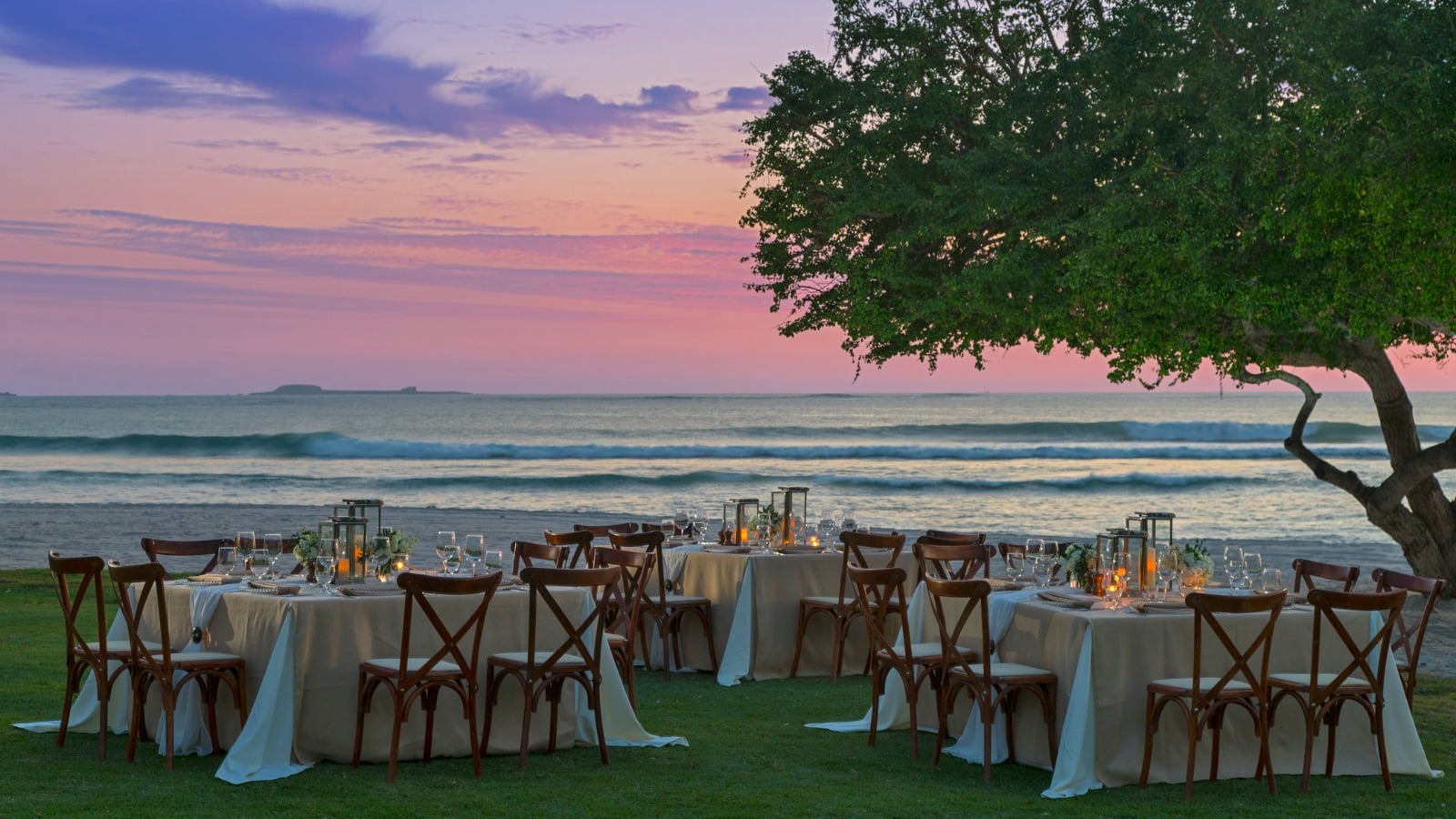 A beachfront reception at The St. Regis Punta Mita Resort