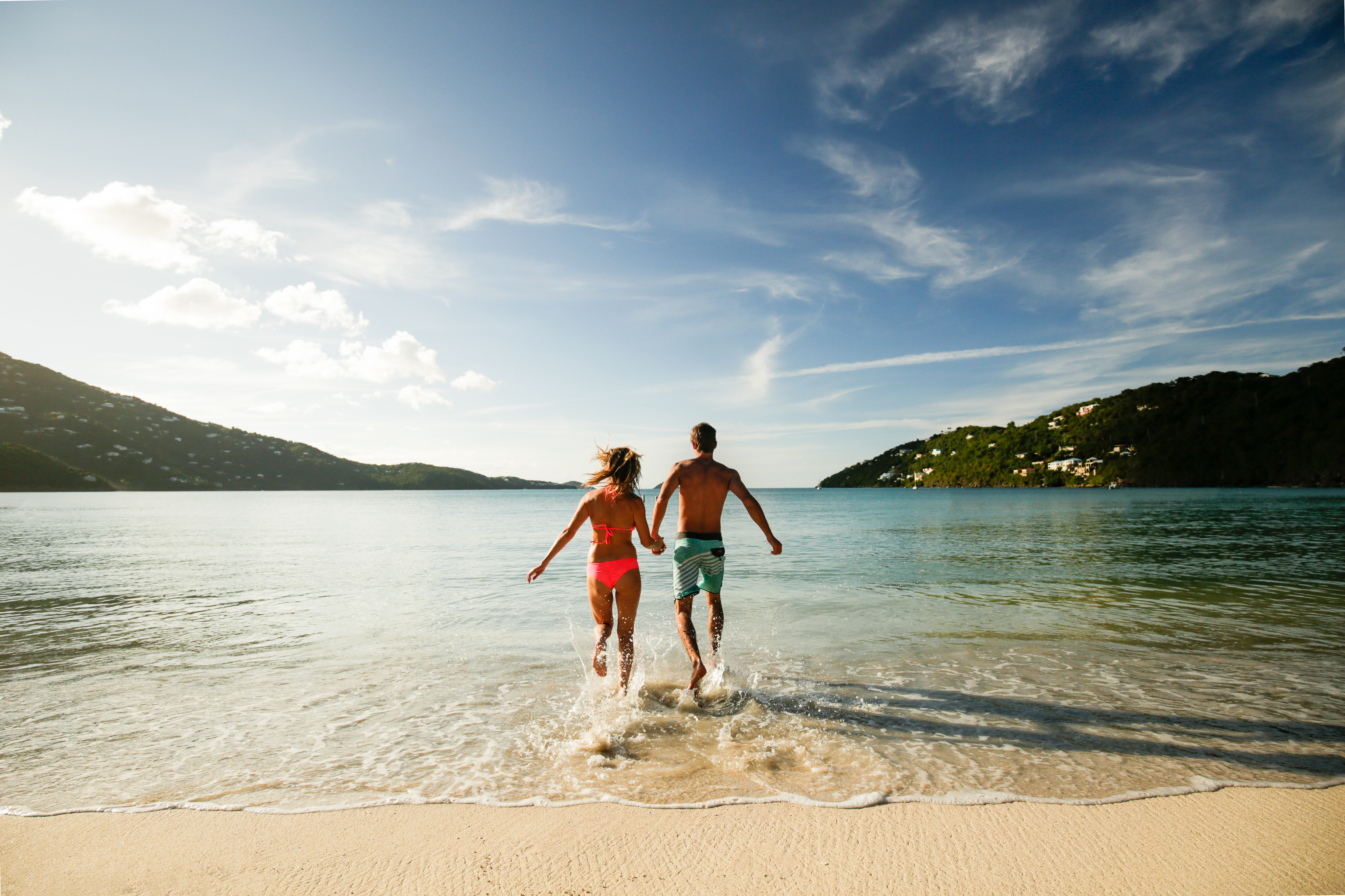 Enjoy the beach at Magens Bay