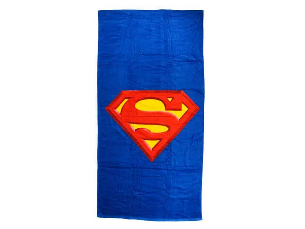 Superman Logo Beach Towel