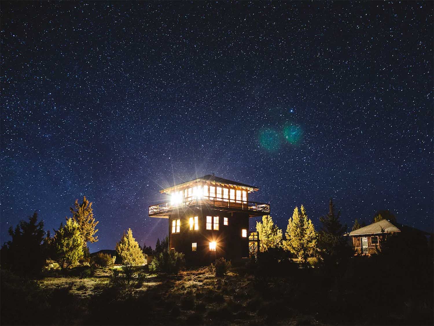 Ranger station cabin