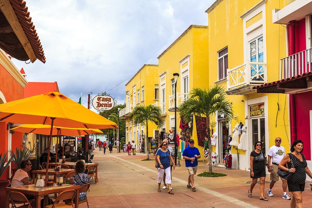 Things to Do in Cozumel: downtown shopping area