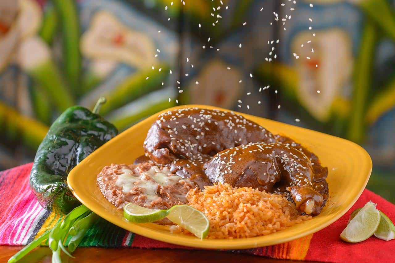 Things to Do in Cozumel: Chicken with mole sauce