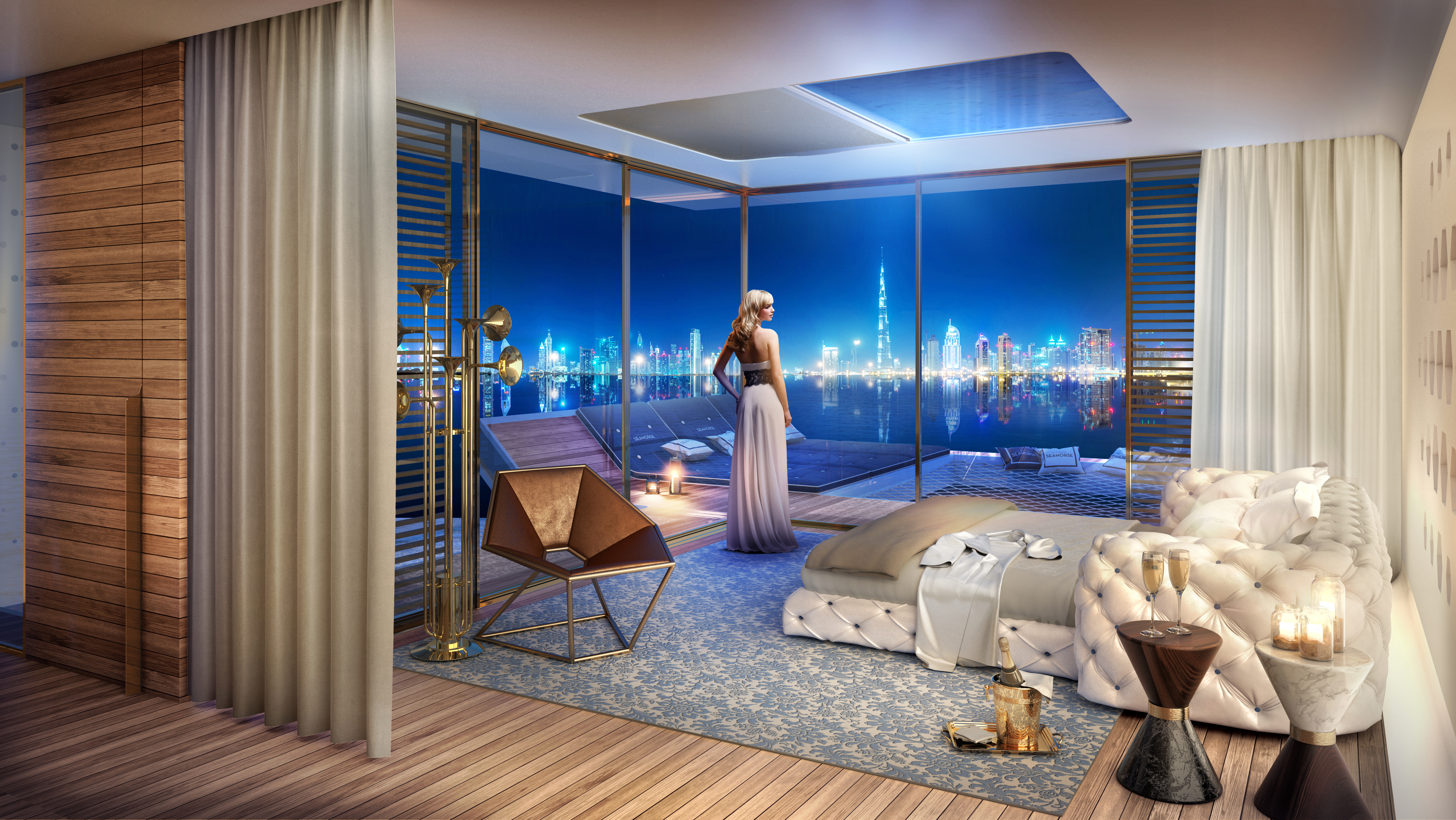 Dubai's Floating Seahorse Homes | Underwater Houses | Over-The-Top Luxury Resorts