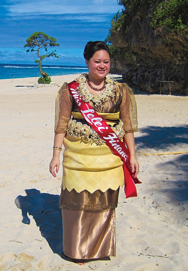 Tonga Islands best beauty pageant contestant